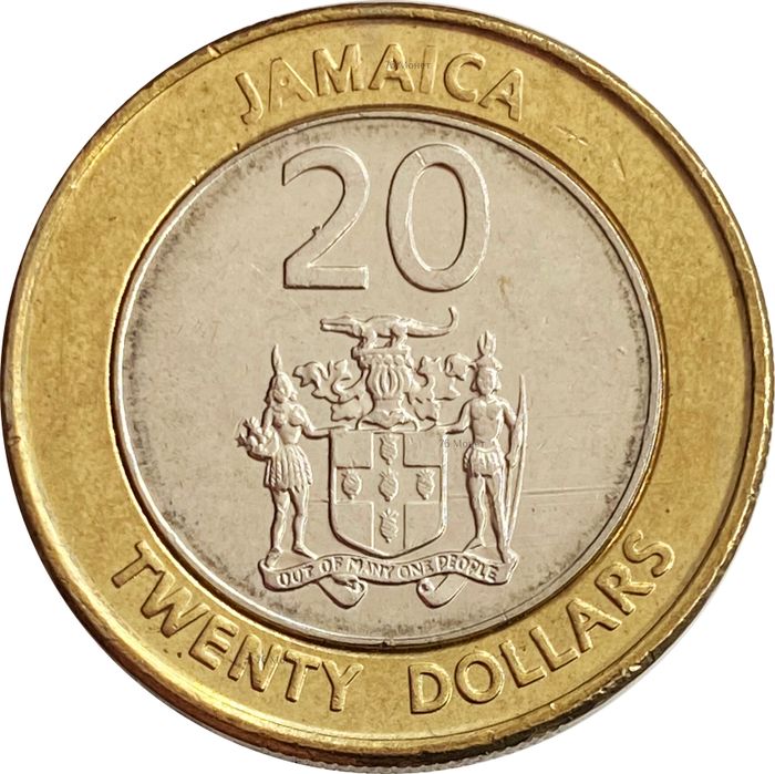20 долларов 2001 Ямайка