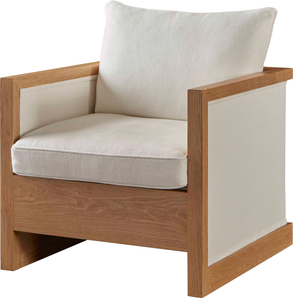 Кресло McGuire Tresser Lounge Chair (Fully Upholstered)