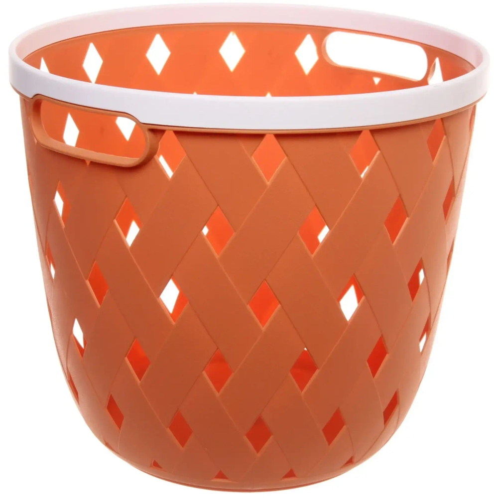 Корзина для хранения «Эрида» оранжевая 30х27см