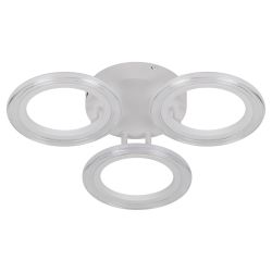 Светильник потолочный светодиодный ЭРА Модерн Ring CLL-1-39W 4K WH без ДУ белый | Светильники SPB-6 без ДУ