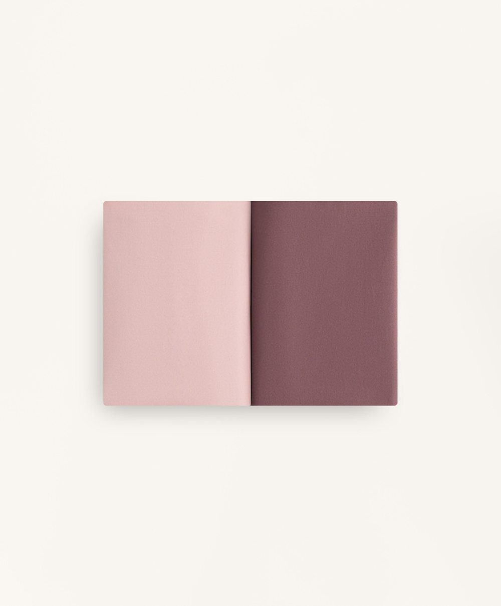 OYSHO Набор из двух трусиков-стрингов средней поддержки из смеси полиамида с высокой посадкой, темный баклажан