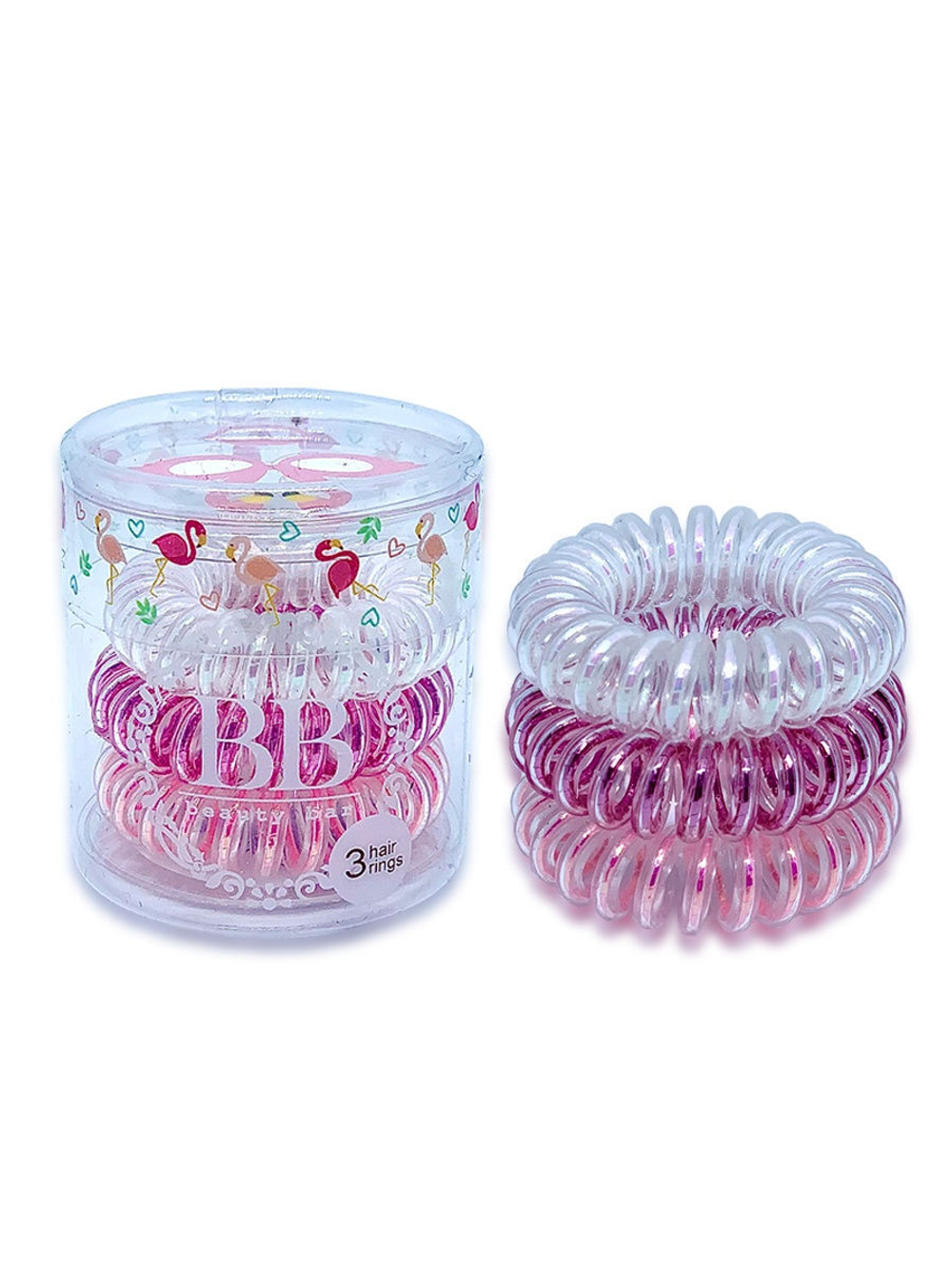 Резинка для волос набор Фламинго BEAUTY BAR Hair Rings Flamingo