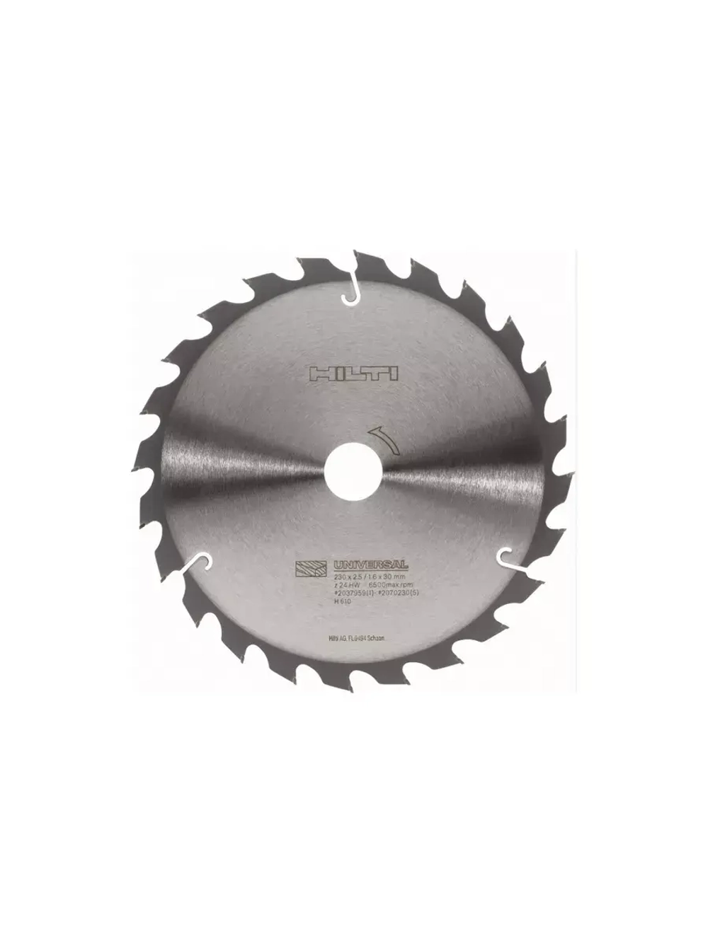 Диск SCB WU 230x30 мм Z24 для циркулярной пилы Hilti 2037959