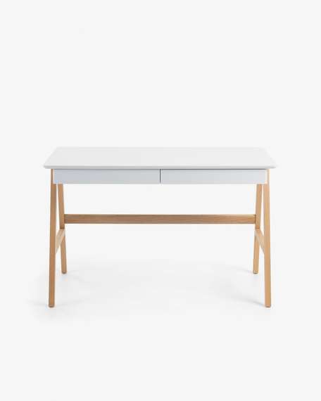Письменный стол с ящиками Dyana 120x60 см, белый