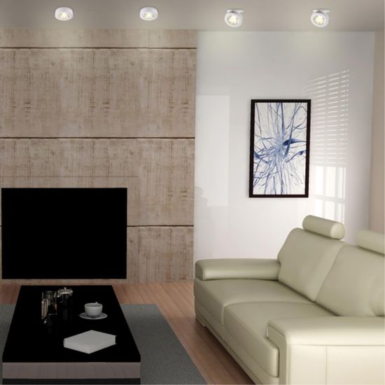 357982 SPOT NT19 460 белый Встраиваемый светильник IP20 LED 3000К 12W 220V GRODA