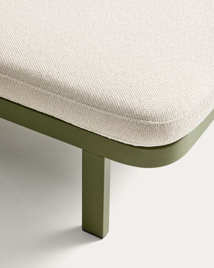 Шезлонг Kionia из зеленого алюминия