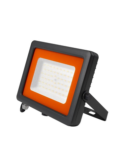 Прожектор светодиодный PFL-S2 50Вт 6500К IP65 220–240В ДО с клапаном закален. матов. стекло сер. Pro JazzWay 2853301D