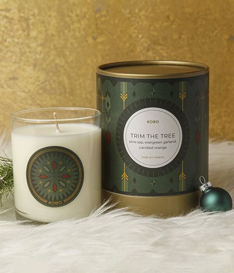 Trim the tree, свеча Holiday collection, Kobo Candles
