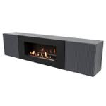 Тумба с биокамином Firelight BFP-P1700L графит