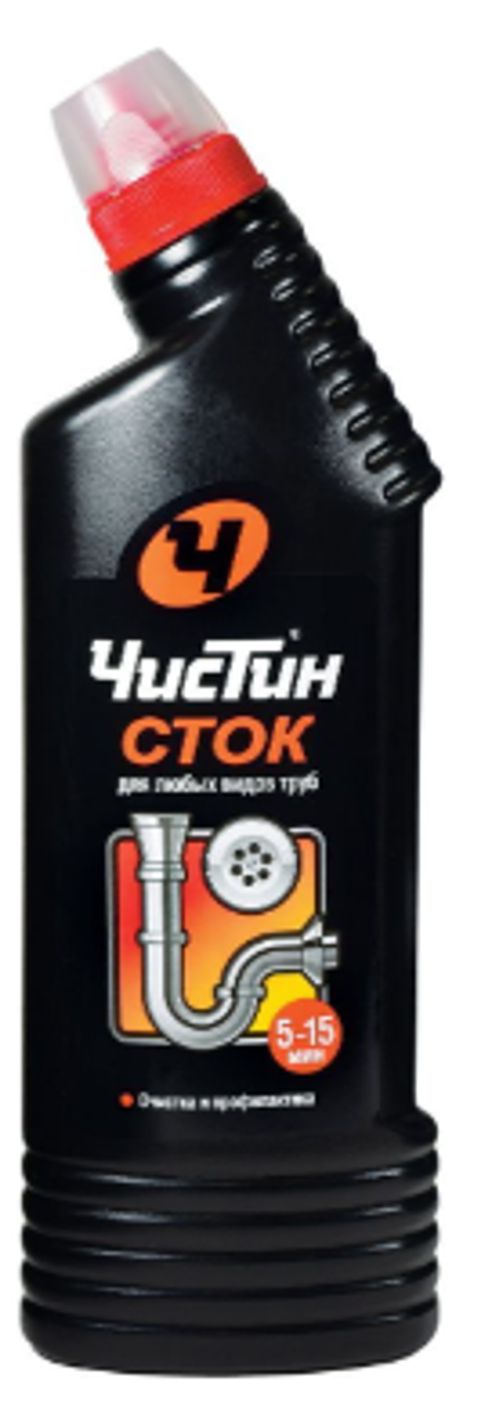 Средство для очистки труб Чистин Сток 5-15 минут 750 мл.