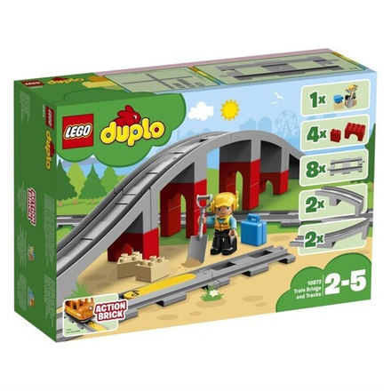 Конструктор LEGO DUPLO Town - Железнодорожные пути и виадук 10872