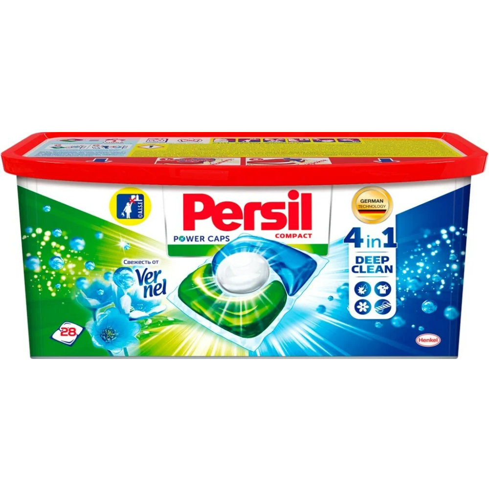 Капсулы для стирки Persil Vernel 28 шт