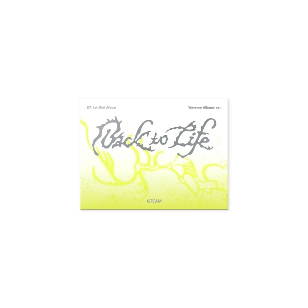 Альбом &TEAM - KR 1st Mini Album 'Back to Life’ Photocard Box (Weverse Albums ver.)