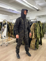 Костюм горка 6 весна лето / черный мультикам