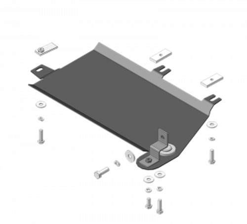 Защита Трубок сажевого фильтра. 2 мм, Сталь. для Volkswagen Transporter/Caravelle T6 2015-2020, Volkswagen Multivan T6 2015-2020 MOTODOR.02742