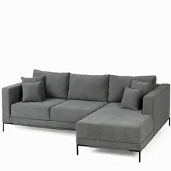 Диван раскладной Colston правосторонний 288 см, темно-серый