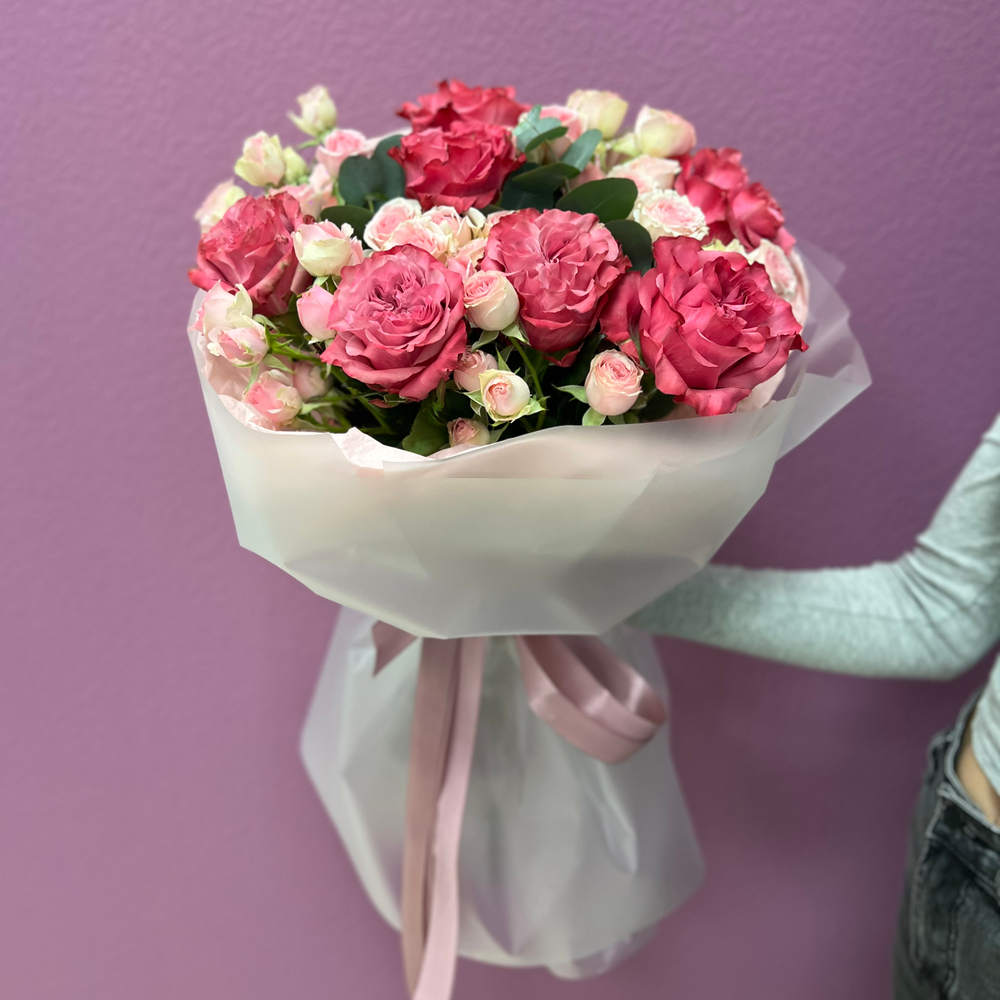 Букет "Розовое признание" #18