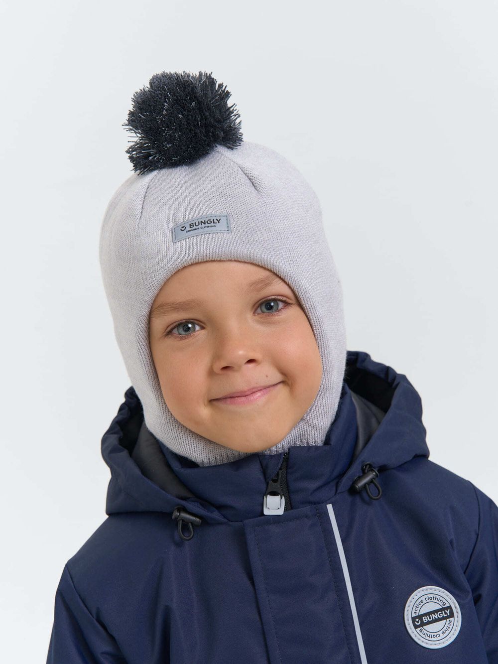 Шлем зимний из смесовой шерсти "Жемчуг"