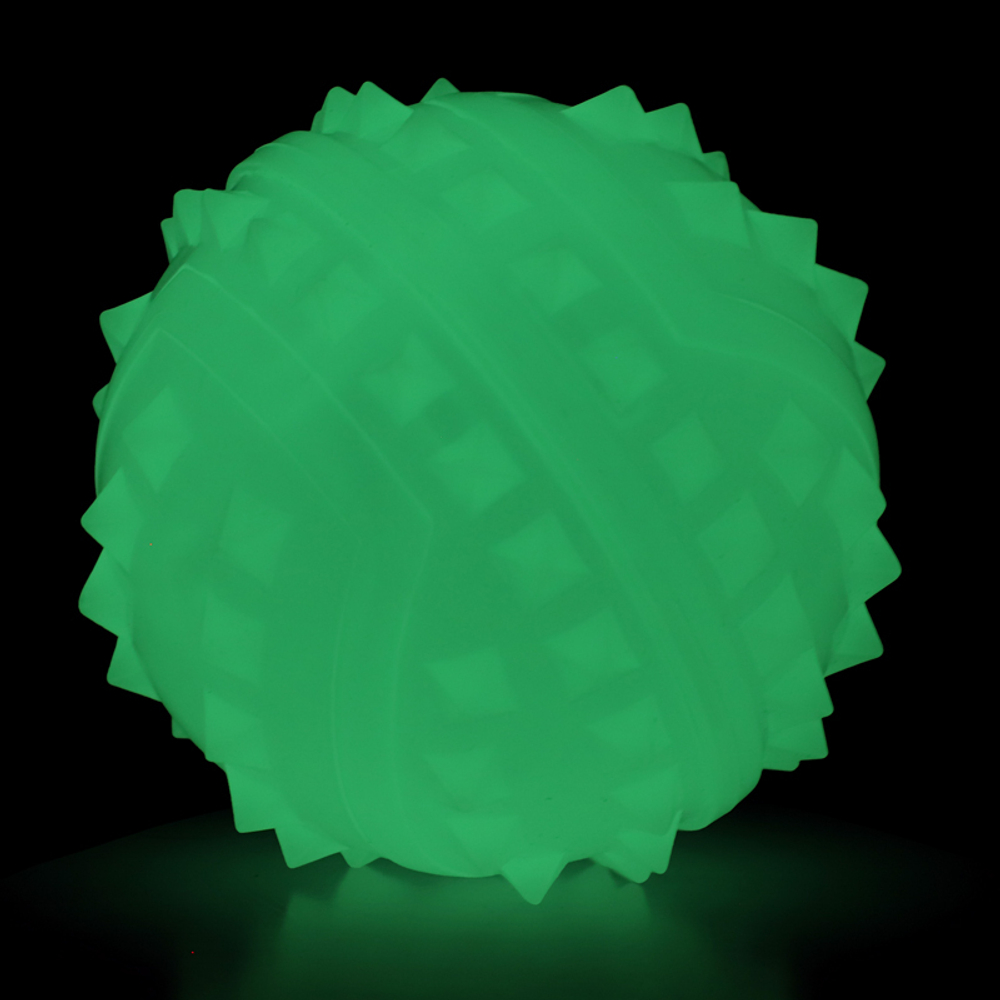 Игрушка для собак из термопластичной резины "Мяч с шипами", d64мм, серия NIGHT CITY, Triol