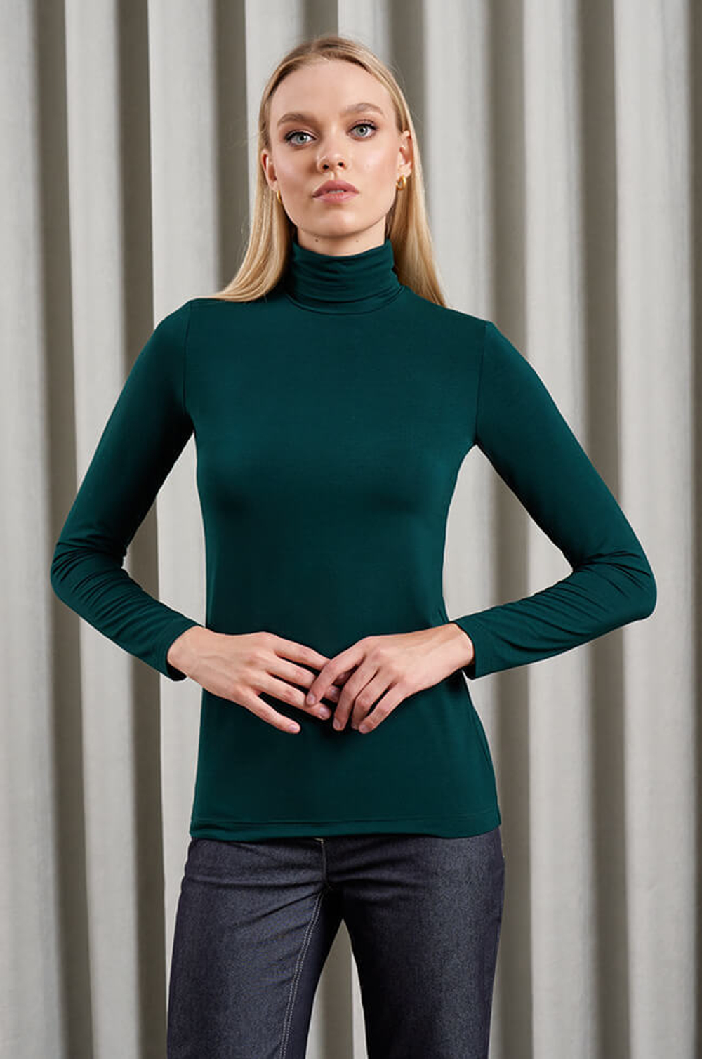 22964 Джемпер женский (изумрудный)