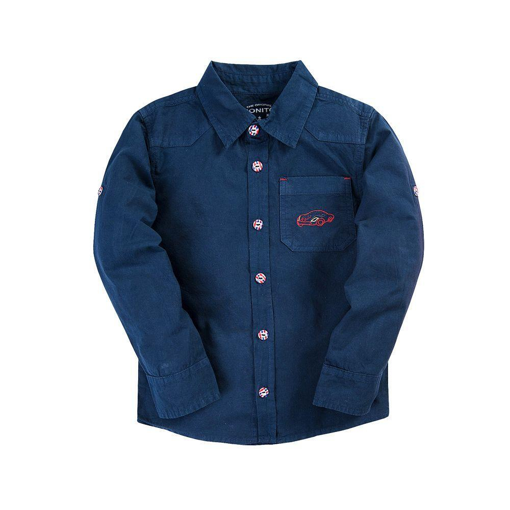 Рубашка для мальчиков ОР821 Синий р.92