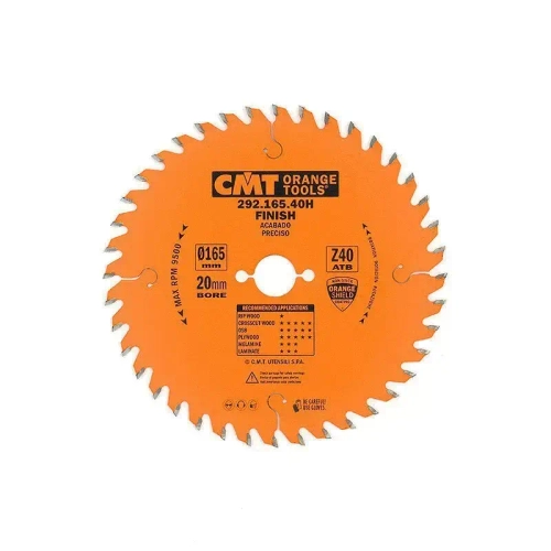 Диск пильный 165x30x2,6/1,6 10° 15° ATB Z=40 292.165.40M