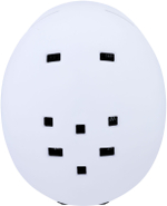 2025 Шлем ProSurf Unicolor White