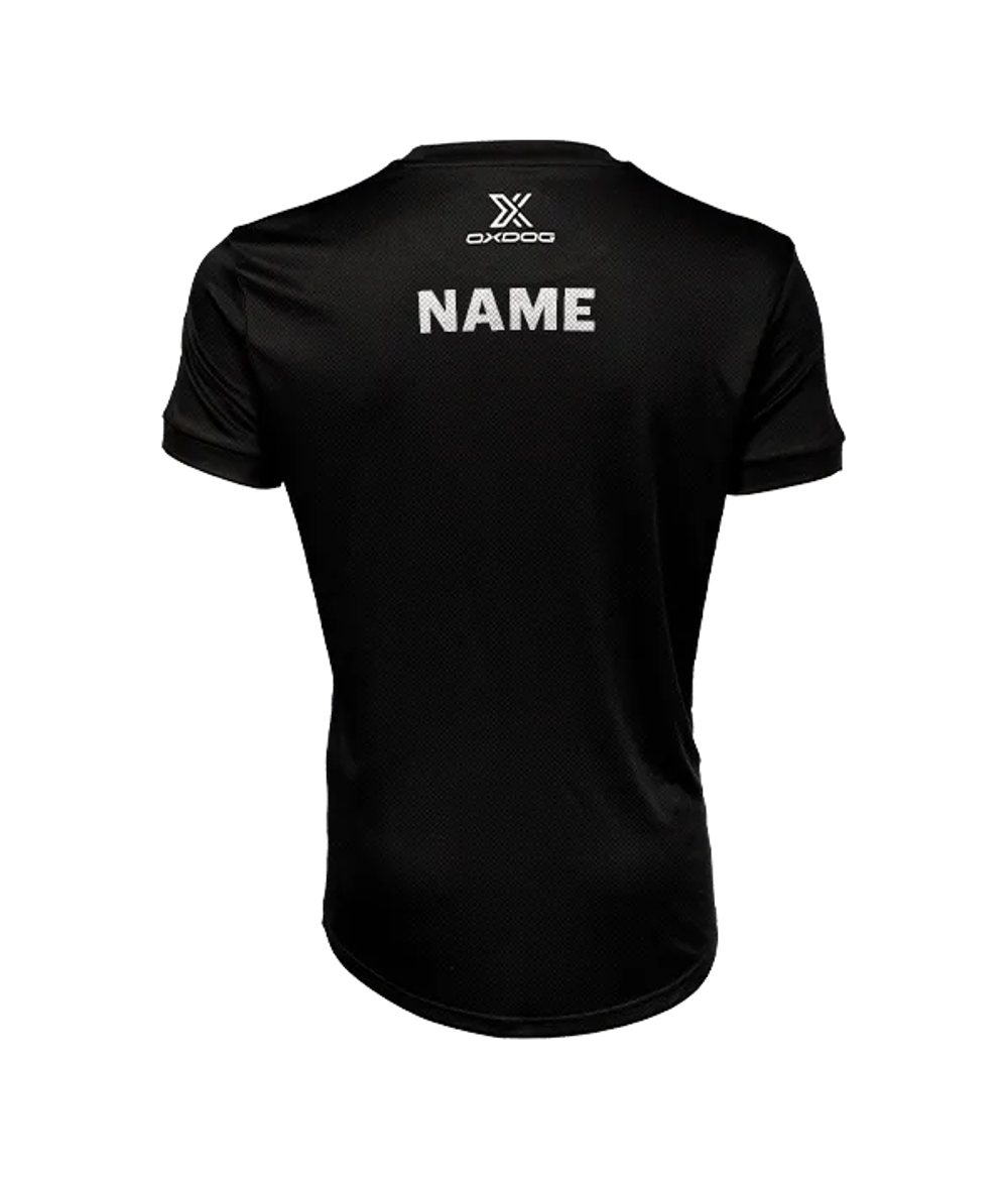 Футболка Oxdog Winton Black 2025 для падел с длинным рукавом