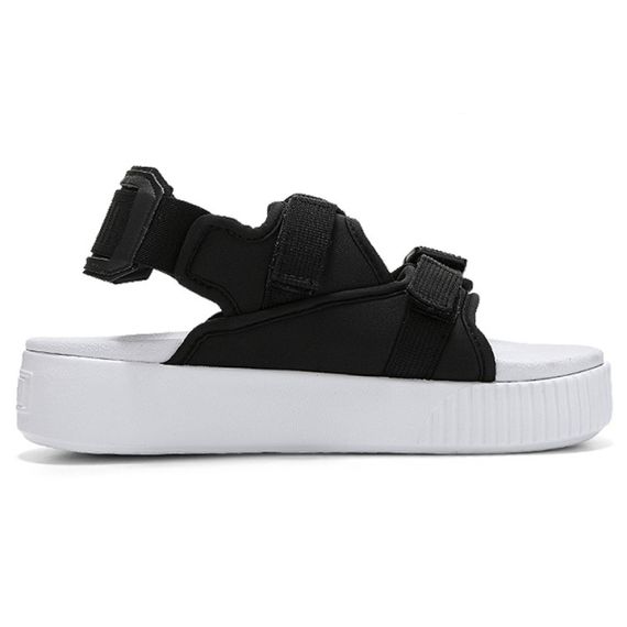 Puma Platform Slide YLM 'Black White'