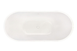 Акриловая ванна Royal Bath Wave RB610102 180х80 Белая/Фурнитура Белая
