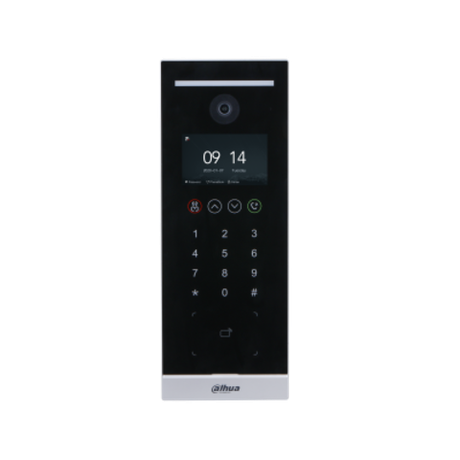 DHI-VTO6521H-D-S2-EA Многоабонентская IP вызывная панель c сенсорной клавиатурой, считыватель EM-marine(125кГц), адаптированная для работы с модулем сопряжения DHI-VTNC130AC