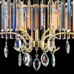 Citilux Инга CL335163 Люстра подвесная хрустальная Бронза