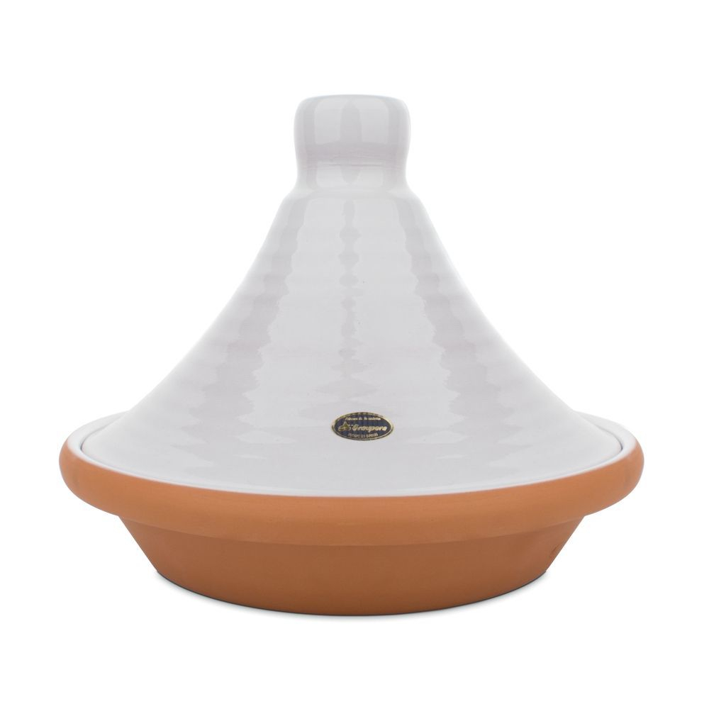 Сковорода тажин 25см Graupera Natural коричневый-белый Испания