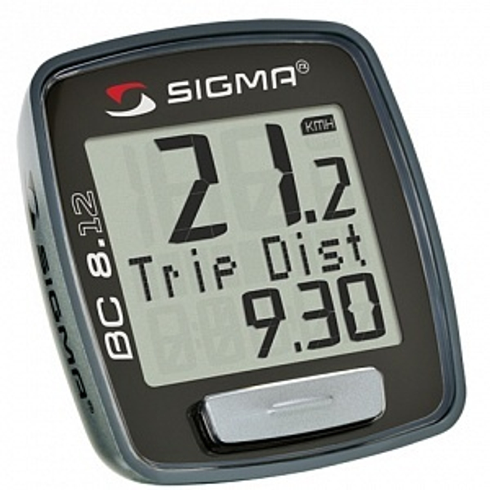 Sigma Sport Велокомпьютер BC 8.12 черный
