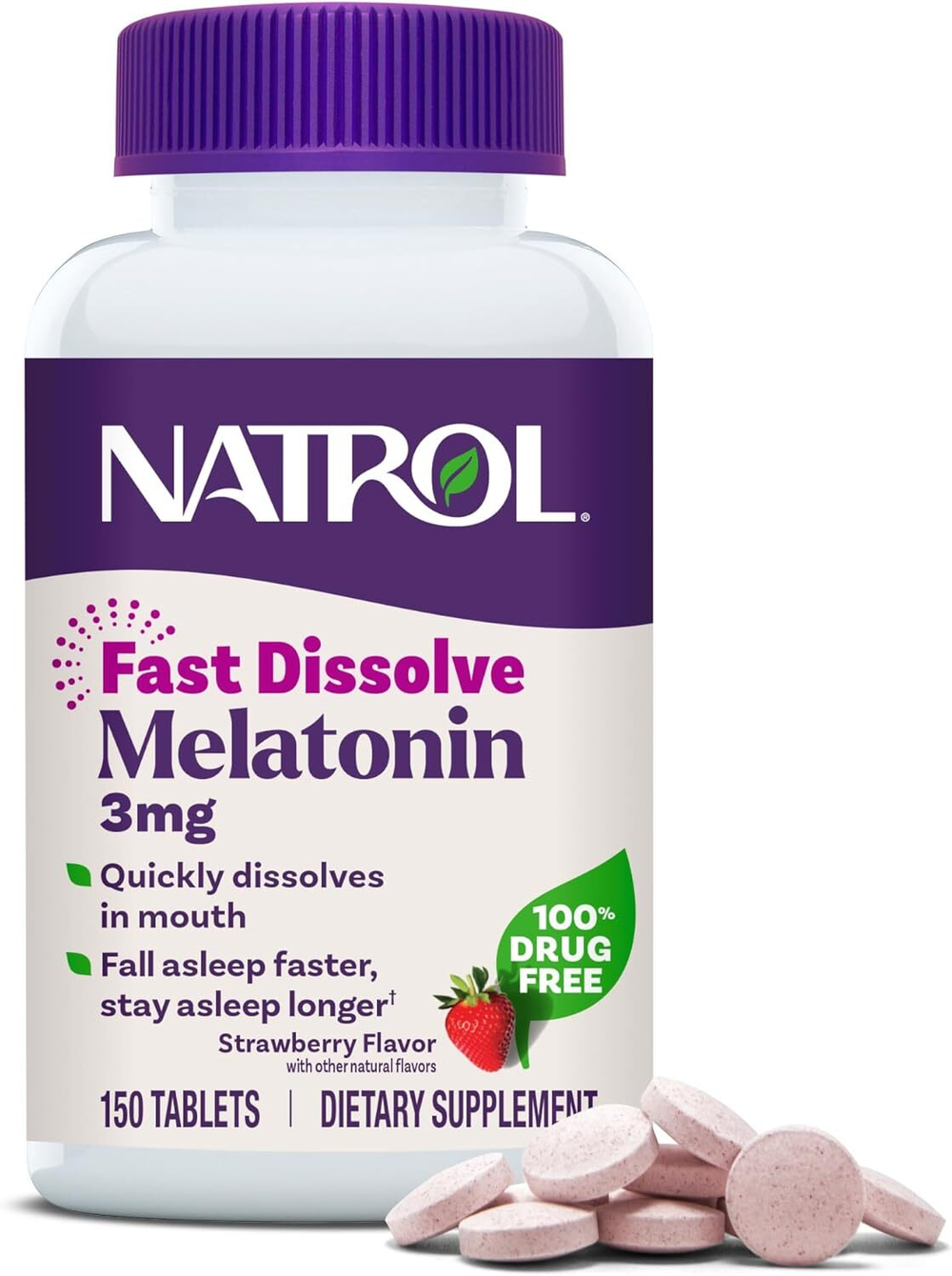 Антиоксидант Natrol Melatonin 3 мг 150 таблеток