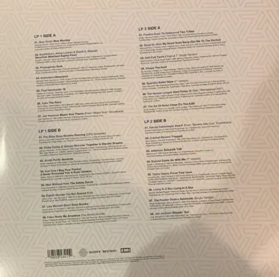 Various - Now Eighties Dancefloor Synth - Dark Blue / Clear 2LP