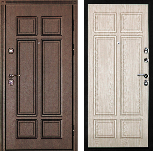 Входная дверь Консул Белёный дуб