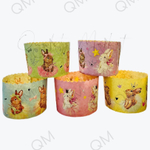 Форма бумажная под кулич 110/85 мм "Зайчики" от 20 шт /1 упак