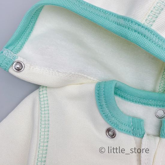 Комбинезон утепленный "Зайкины истории" молочный с ментолом