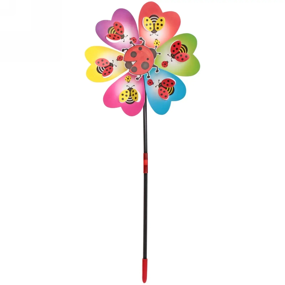 Ветрячок «Летняя полянка» d-22 см, 50 см, в ассортименте