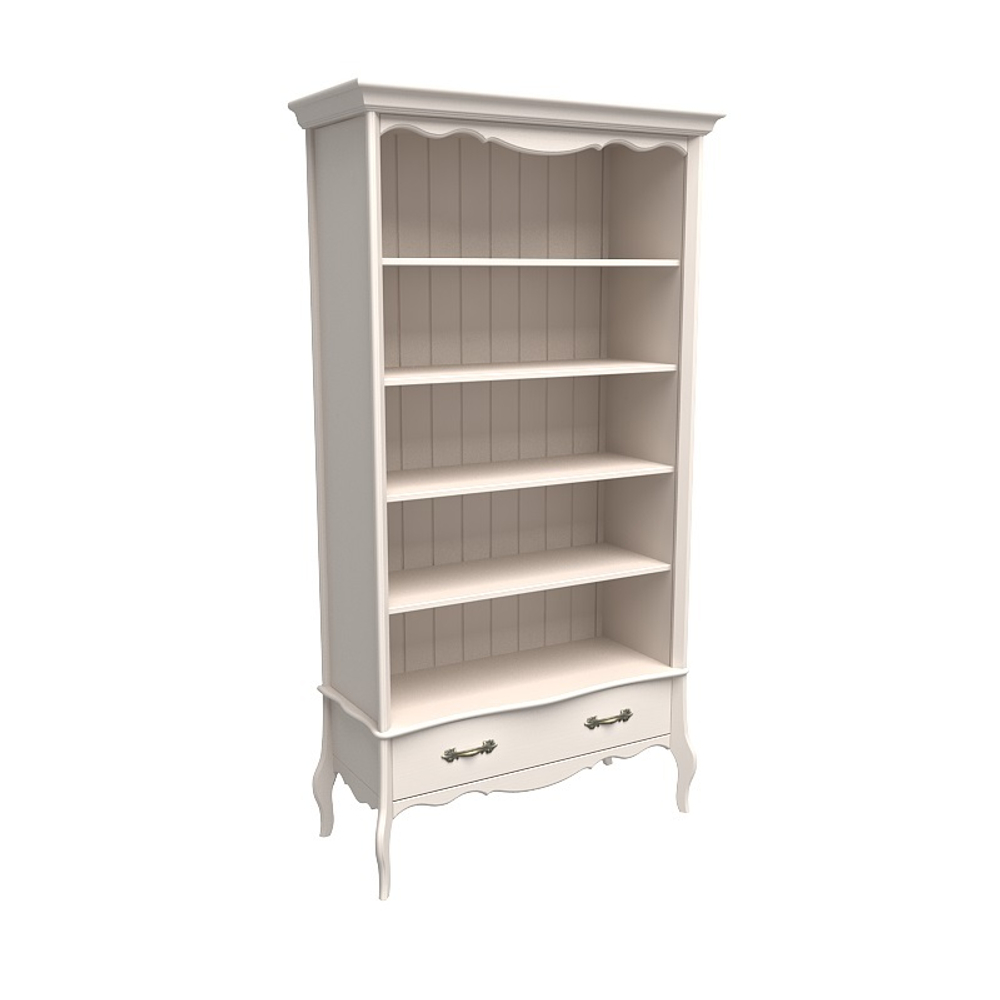 Стеллаж широкий «Прованс» бежевый воск