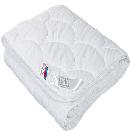 Одеяло "АВТ. CARBON" лёгкое, плотность 200 г/м2, микрофибра, цвет белый, Россия.
