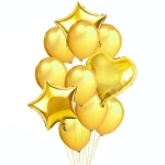 Набор шаров 11 шт «Магия праздника» (золото)