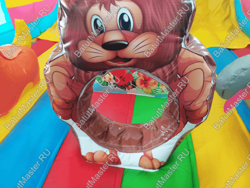 Коммерческий батут "Звериная команда", 9х5х5