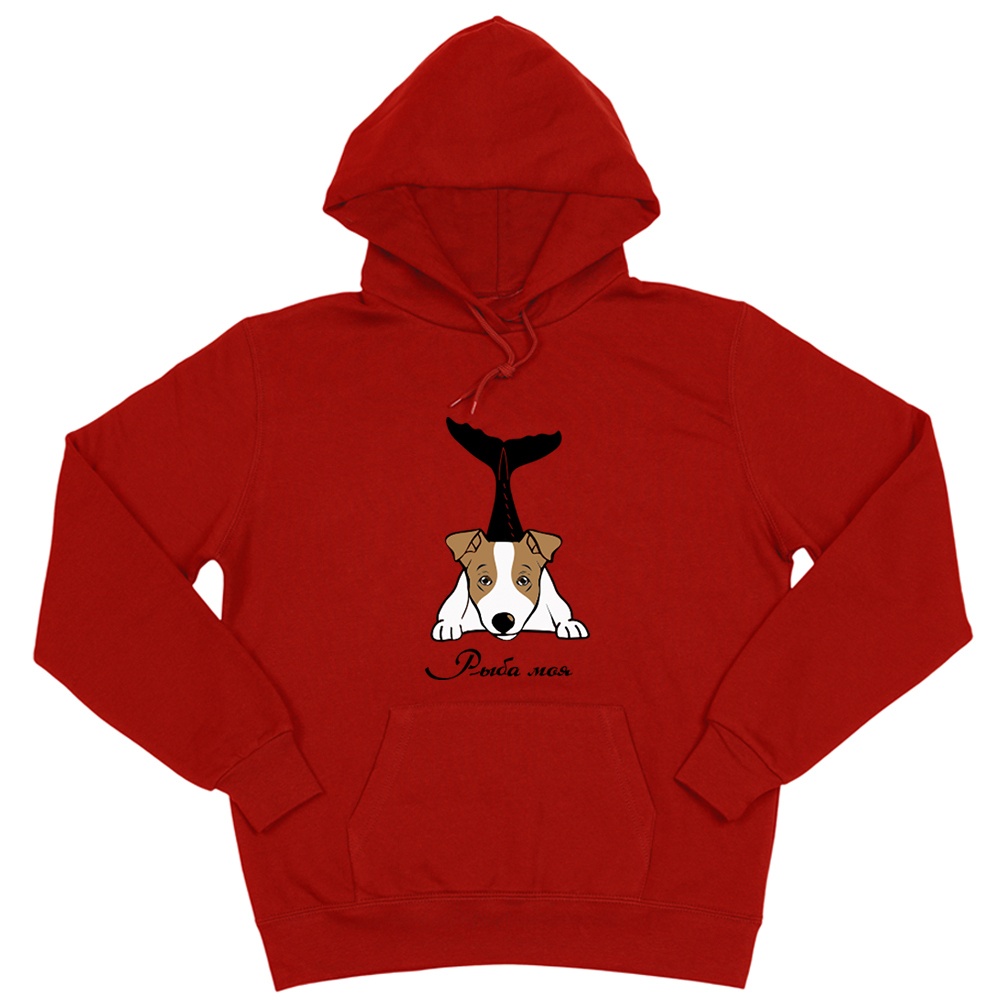 Толстовка "Джек Рассел - рыба моя"