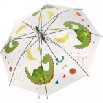 Зонт детский полуавтомат «Динозаврики», 8 спиц, d-85см, длина в слож. виде 66см