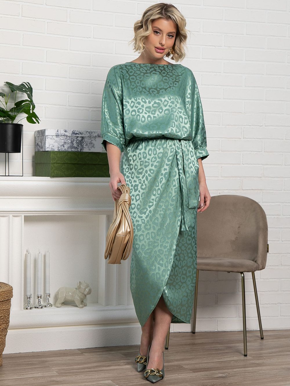 Платье Багира НЬЮ (мята) П15114-12М LT Collection