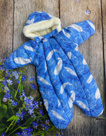 Комплект на выписку новорожденного "Baby Smile" (2 предмета) (Цвет: Темно-синий графитовый)