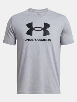 Футболка мужская Under Armour UA SPORTSTYLE LOGO UPDATE SS-GRY