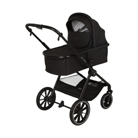 Детская универсальная коляска Adamex NOVA 2в1 - Black (Черная ткань)